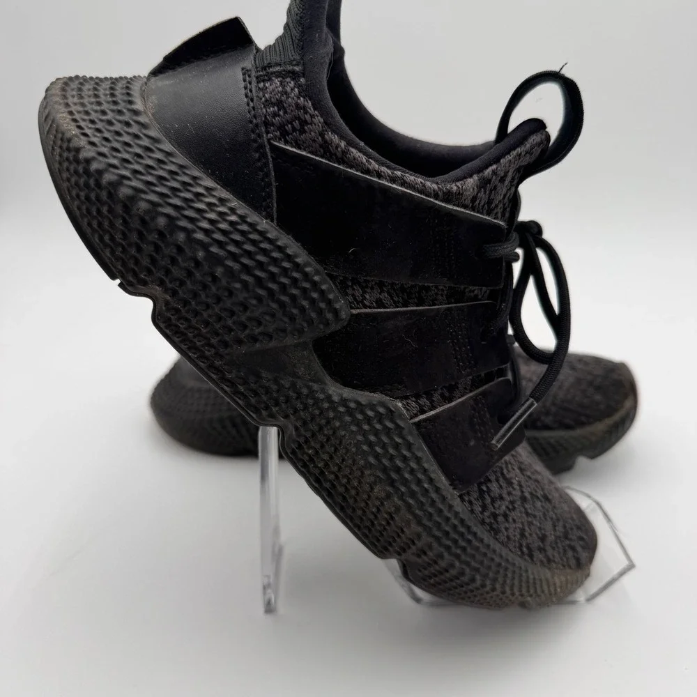 Adidas Prophere Core Black Carbon Knit Sneakers CQ2126 Mens 5.5‎ Womens 6.5